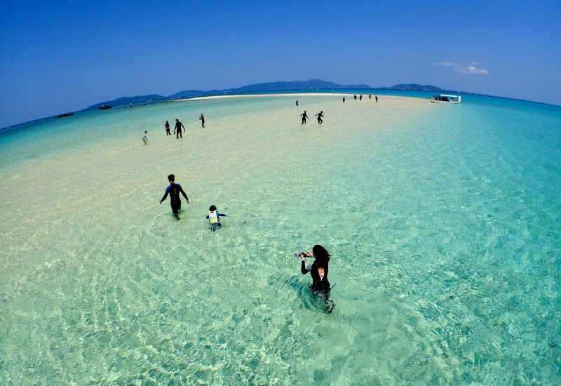 石垣島-幻の島-シュノーケリングも楽しめる