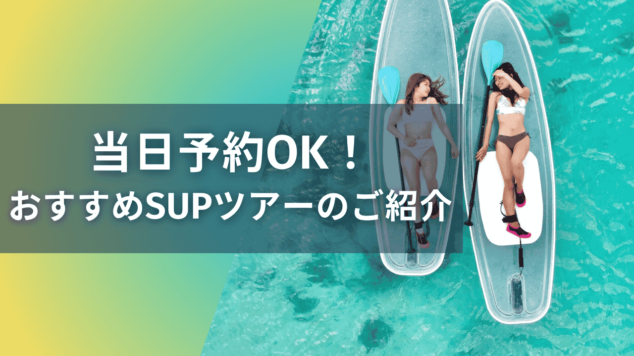 石垣島の当日予約OK！おすすめサップツアー【初心者も安心】